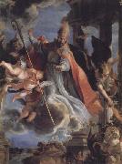 COELLO, Claudio The Triumph of St.Augustine oil painting on canvas